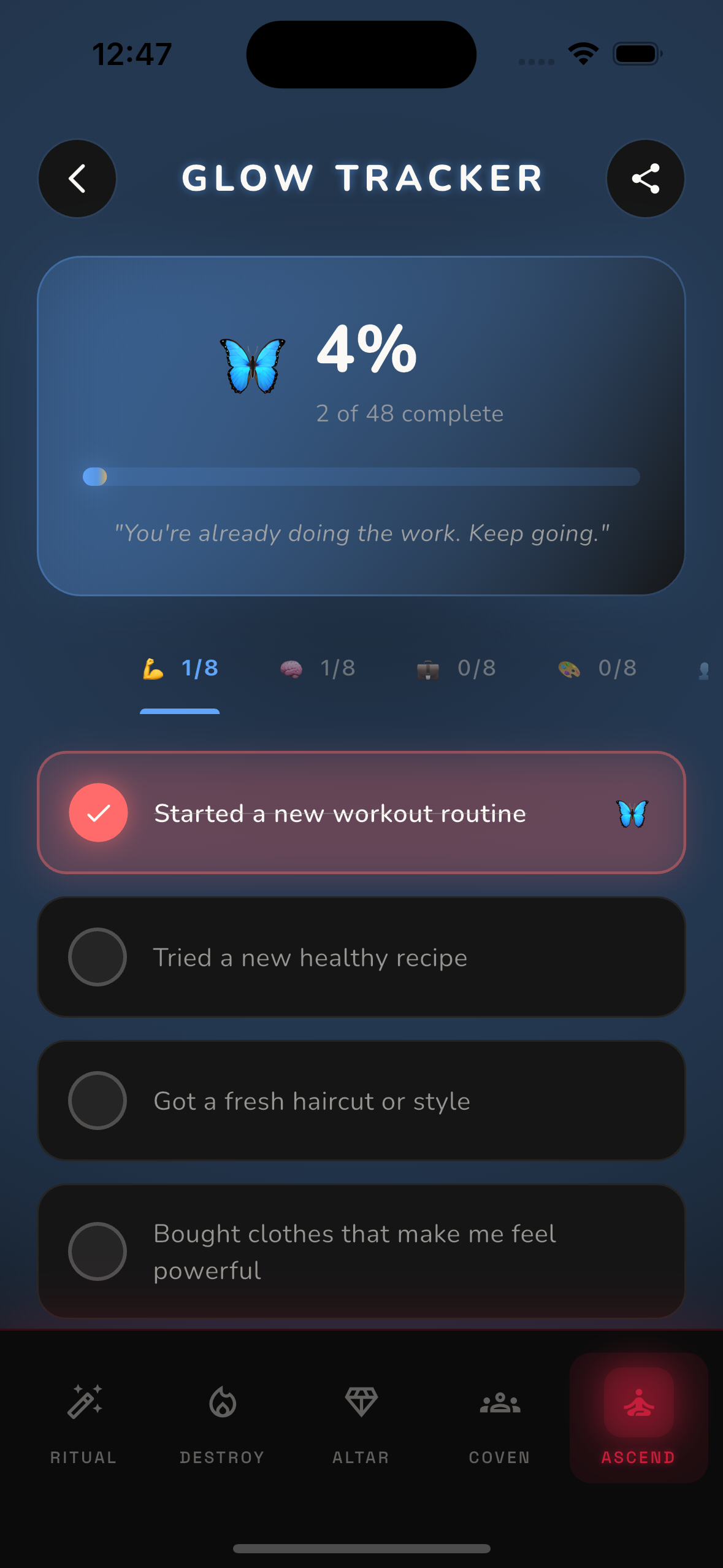 Glow Tracker